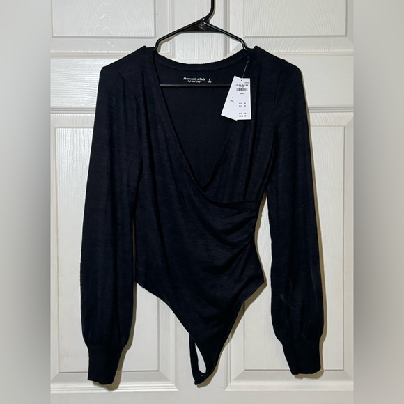Abercrombie & Fitch Tops - Abercrombie & Fitch Black Bodysuit S